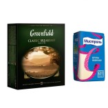 Greenfield черный чай и манная крупа
